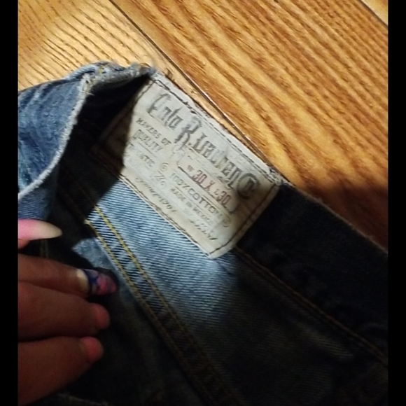 POLO RALPH LAUREN VARRICK SLIM JEANS SIZE 30 X 30 - Picture 6 of 8